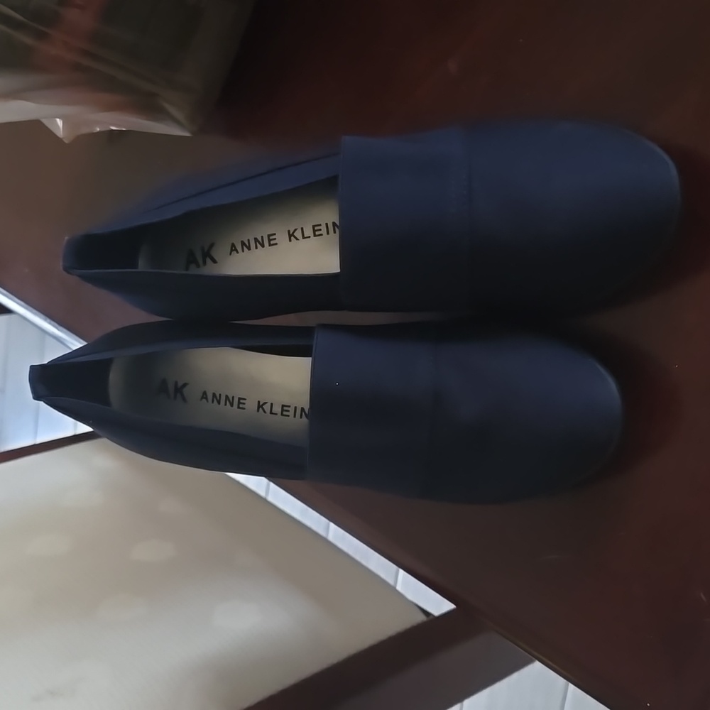 AK blue dress shoe